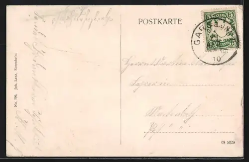 AK Gars am Inn, Teilansicht mit Kloster