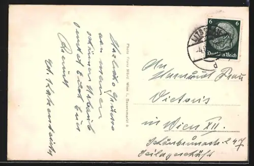 AK Litschau /N.-D., Teilansicht mit Herrenteich, Burg, Altes Stadttor erbaut um Ende des 15. Jahrhunderts