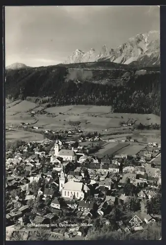 AK Schladming, Totalansicht mit Dachstein