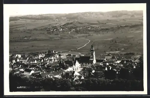 AK Hartberg, Teilansicht mit Kirche