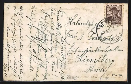 AK Leibnitz, Teilansicht mit Bäumen