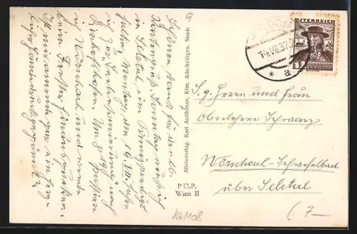 AK Allerheiligen bei Wildon, Ortspartie mit Schloss