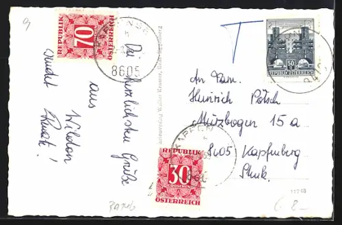 AK Wildon /Steiermark, Ortspartie mit Kirche