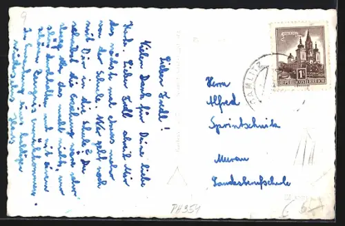 AK Gamlitz /Steiermark, Teilansicht mit Kirche