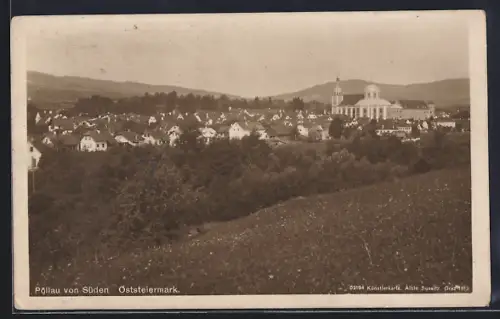 AK Pöllau /Oststeiermark, Teilansicht von Süden