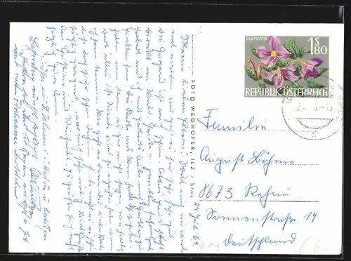 AK St. Johann i. H., Geschäft Teubl, Pension, Kirche