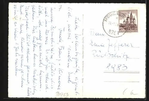 AK St. Oswald-Möderbrugg, St. Oswald mit Kirche