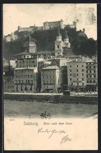 AK Salzburg, Blick nach dem Dom