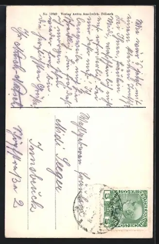 AK Stall /Mölltal, Blick ins Tal mit Kirche