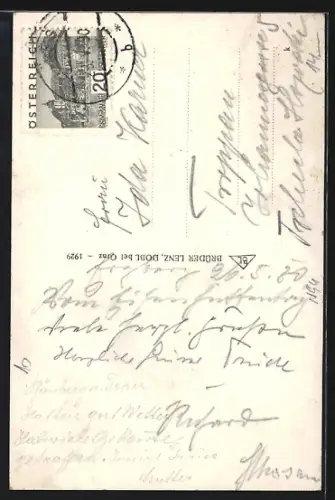 AK Eisenerz, Restaurant Barbarahaus mit Erzberg