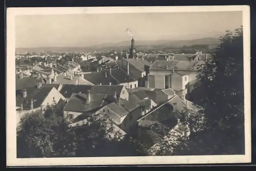 AK Amstetten, Blick über die Dächer