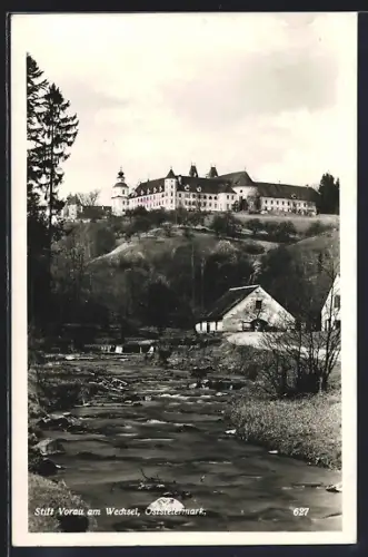 AK Vorau am Wechsel, Blick auf das Stift