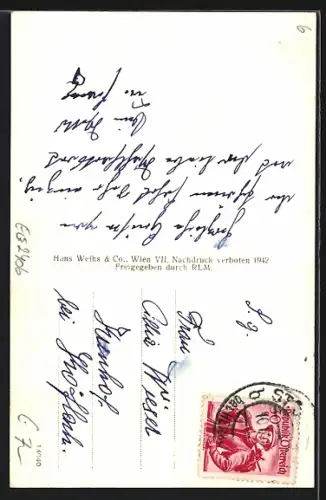 AK Kaibing, Maria Fieberbründl vom Flugzeug aus