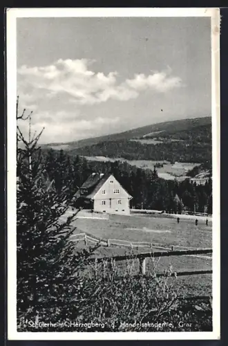 AK Edelschrott, Herzogberg, Schülerheim der Handelsakademie Graz
