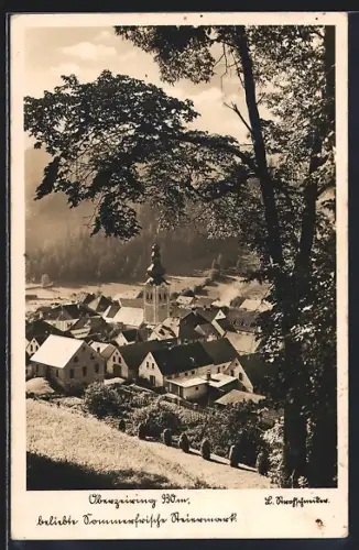 AK Oberzeiring /Stmk., Blick auf den Ort