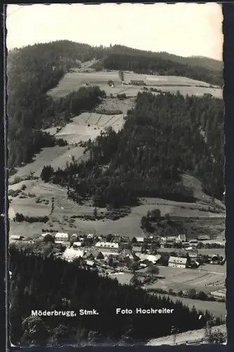 AK Möderbrugg /Stmk., Blick ins Tal