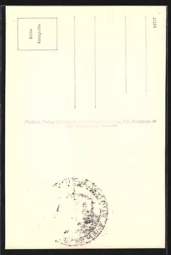 AK Wien, Partie am Rathaus mit Springbrunnen