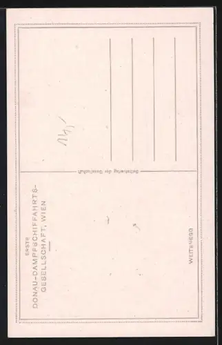 Künstler-AK Rud. Schmidt: Weitenegg an der Donau