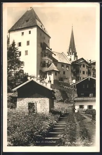 AK Kitzbühel, Partie im Ort