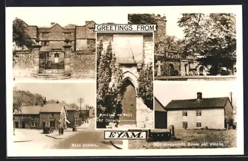 AK Eyam, Main Street, The Hall, Parish Church