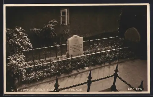 AK Hathersage, Little John`s Grave