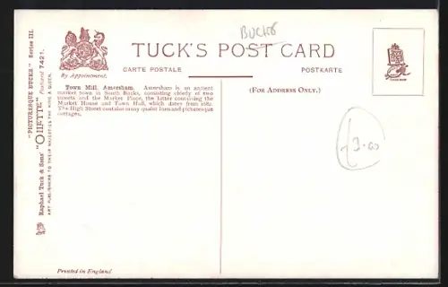 Künstler-AK Amersham, Town Mill