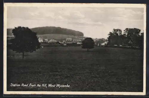 AK West Wycombe, Station Road from the Hill