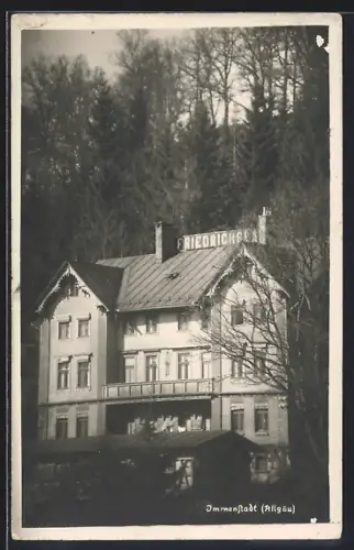 Foto-AK Immenstadt /Allgäu, Hotel Friedrichsbad