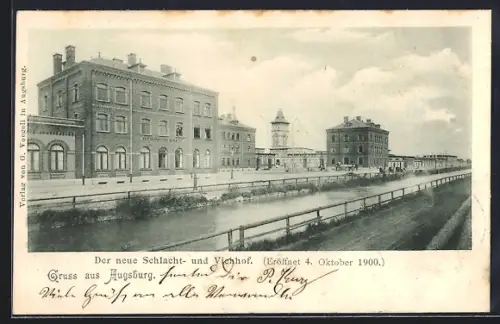 AK Augsburg, Der neue Schlacht- und Viehhof