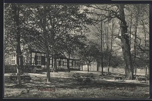 AK Perleberg, Gasthof Forsthaus Alte Eiche