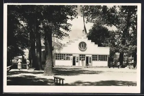 AK Uherske Hradiste, Vystava Slovacka 1937, Ausstellungs-Pavillion