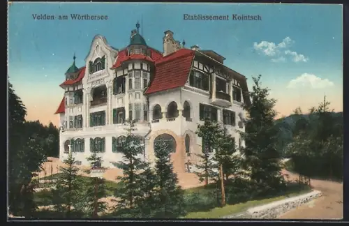 AK Velden am Wörthersee, Gasthaus Kointsch