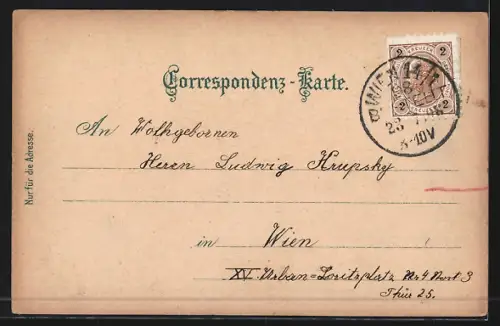 Lithographie Gross-Reifling /Steiermk., Ennsthaler-Hütte, Mündung d. Salza i. Enns, Ortsansicht