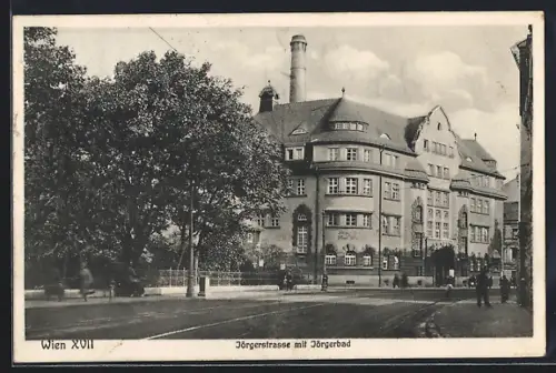 AK Wien, Jörgerstrasse mit Jörgerbad