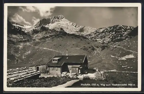 AK Garmisch, Gasthaus Hochalm