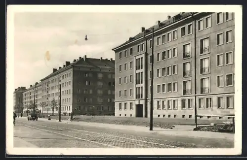 AK Dresden, Grunaer Strasse, Wohnhäuser