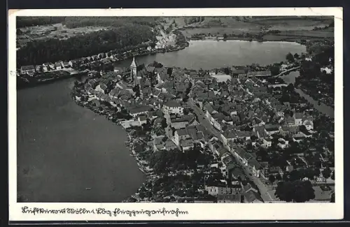 AK Mölln i. L., Fliegeransicht des Ortes