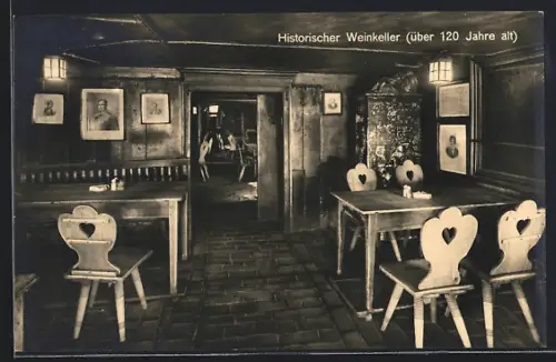 AK Berlin, Historischer Weinkeller der J.C. Lutter A.-G., vormals Lutter und Wegner, Charlottenstrasse 49