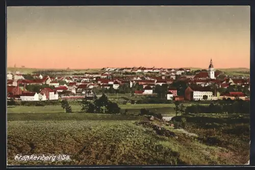 AK Frankenberg i. Sa., Blick nach dem Ort
