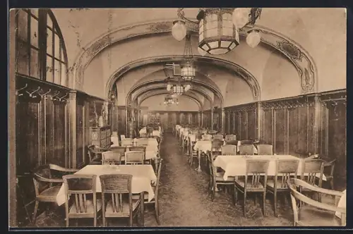 AK Leipzig, Gasthaus Auerbachs Keller, Grimmaische Strasse 2, Verbindungsteil vor dem Goethe-Keller, Innenansicht