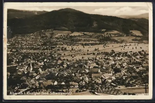 AK Biberach i. Kinzigtal, Blick auf den Ort im Schwarzwald
