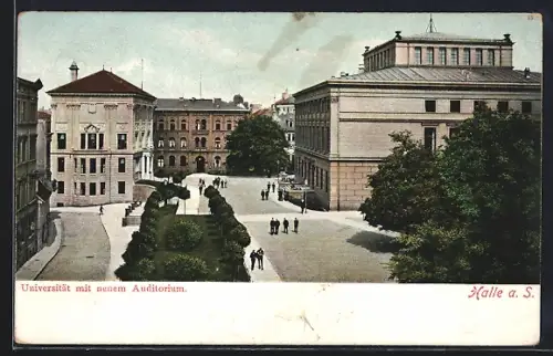 AK Halle a.d. Saale, Universität mit neuem Auditorium