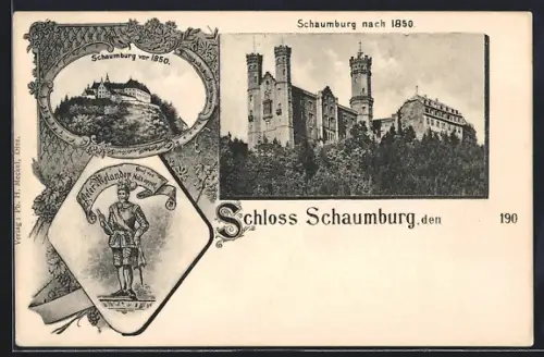 AK Balduinstein, Schloss Schaumburg nach 1850