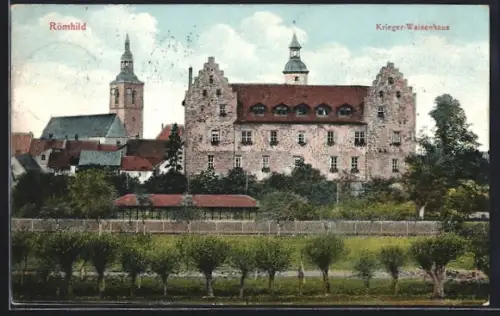 AK Römhild, das Krieger Waisenhaus