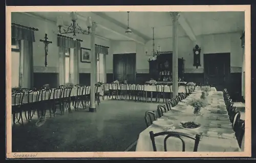 AK Vallendar a. Rh., Speisesaal der Marienburg