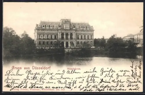 AK Düsseldorf, Blick nach dem Ständehaus