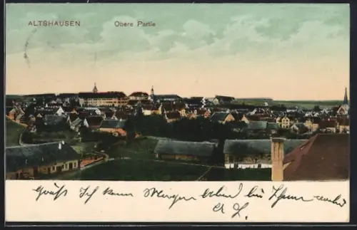 AK Altshausen, Blick auf die Obere Partie