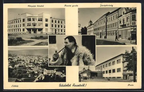 AK Huszt, Latkep, Posta, Alispani hivatal