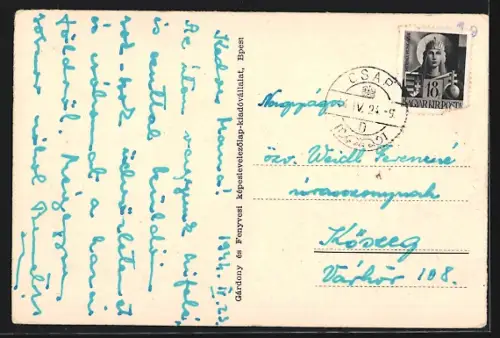 AK Csap, Röm. kath. templom, Palyaudvar, Ref. templom