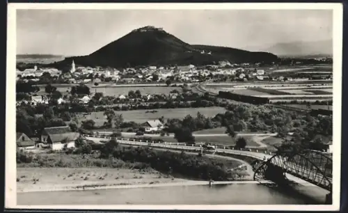 AK Huszt, Látkép a nagyag hid felól